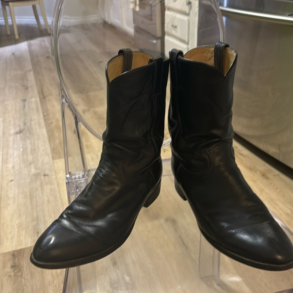 Justin Boots Black Cowboy & Western Boots
